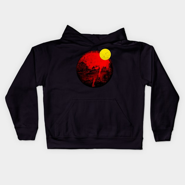 Eclipse Kids Hoodie by clingcling